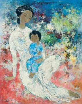 VCD アジアの花のマタニティ Oil Paintings